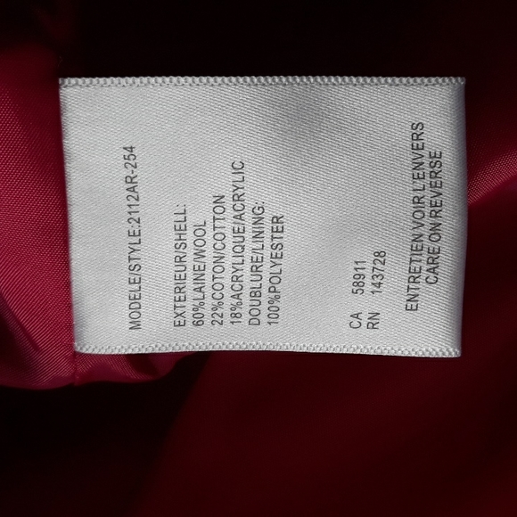 Tribal Boiled Wool Blazer Jacket Hot Pink Magenta - Picture 5 of 7